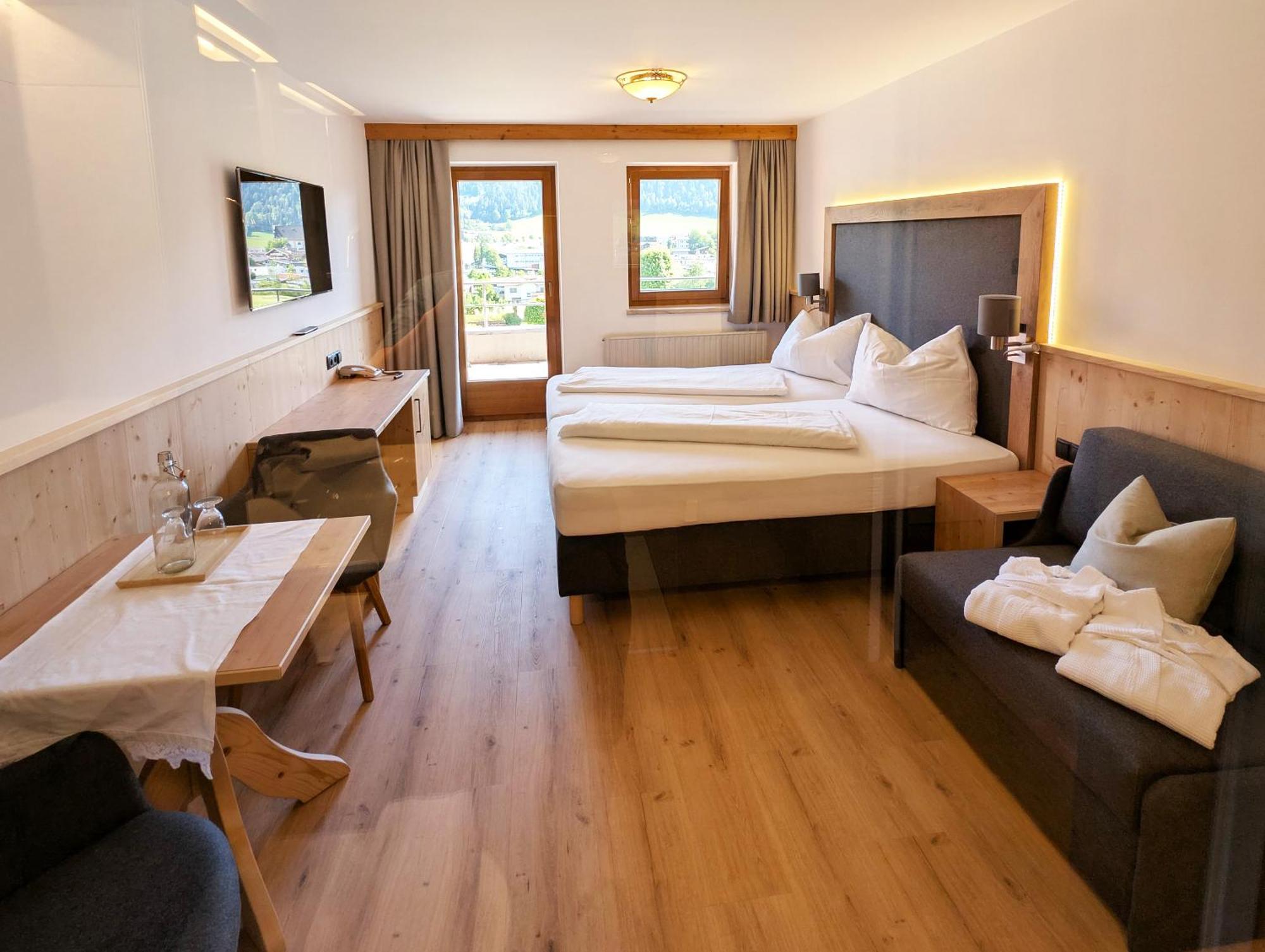 Hotel Alpenpanorama Soll Bagian luar foto